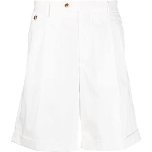 Lardini shorts con pieghe - bianco