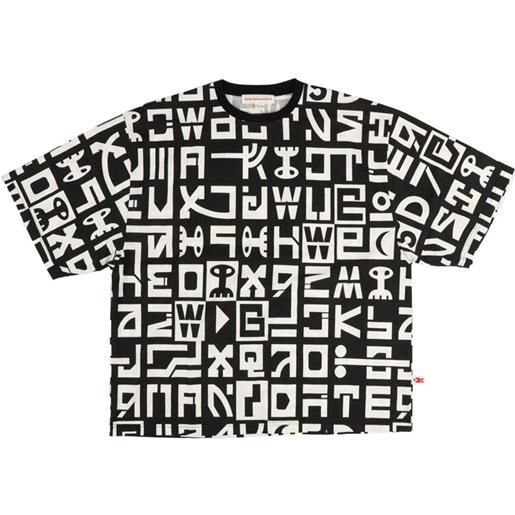 Walter Van Beirendonck graphic-print cotton t-shirt - nero
