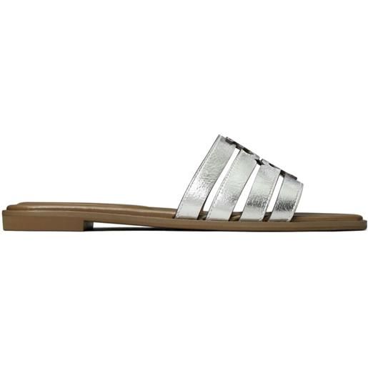 Tory Burch sandali slides ines con dettaglio cut-out - marrone