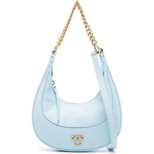 PINKO borsa a spalla brioche mini - blu