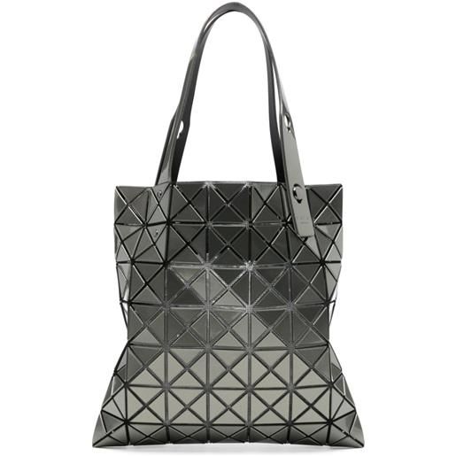 Bao Bao Issey Miyake lucent metallic geometric tote bag - grigio