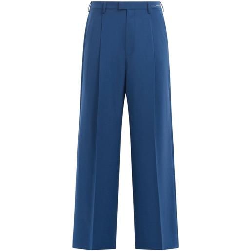 Marni pantaloni sartoriali con pieghe - blu