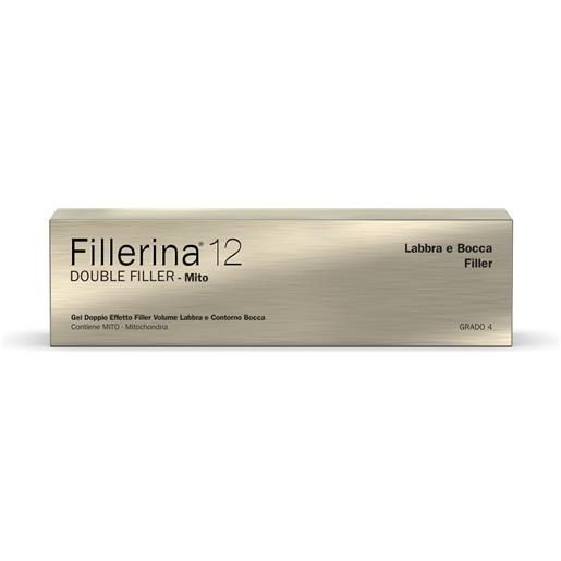 Fillerina 12 double filler mito labbra e bocca gel base grado 4 dispenser lip massage tip 7ml
