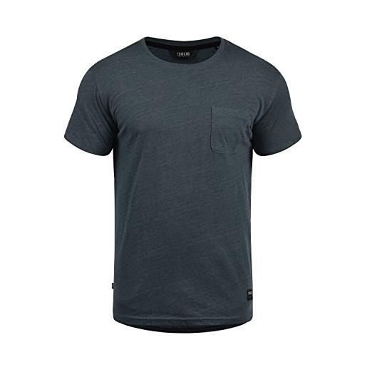 Solid bob - maglietta da uomo, taglia: l, colore: ins blu m (p8991)