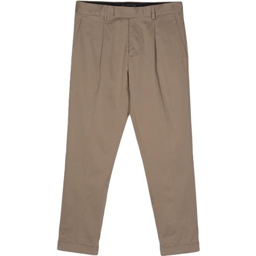 Low Brand pantaloni con piega - marrone