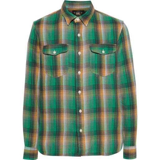 Ralph Lauren RRL camicia a quadri - verde
