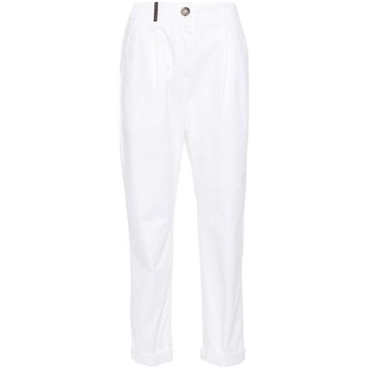 Peserico pantaloni dritti - bianco