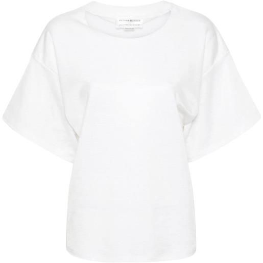 Victoria Beckham t-shirt con dettaglio cut-out - bianco