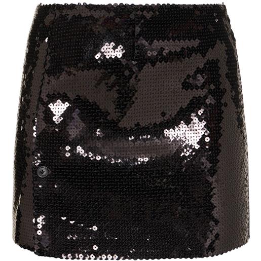 16ARLINGTON quattro sequined mini skirt