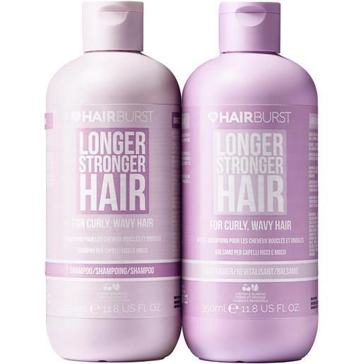 hairburst shampoo & conditioner for curly and wavy hair 2 x 350ml cofanetti per capelli, cofanetti per capelli, shampoo ricci definiti, balsamo ricci definiti capelli