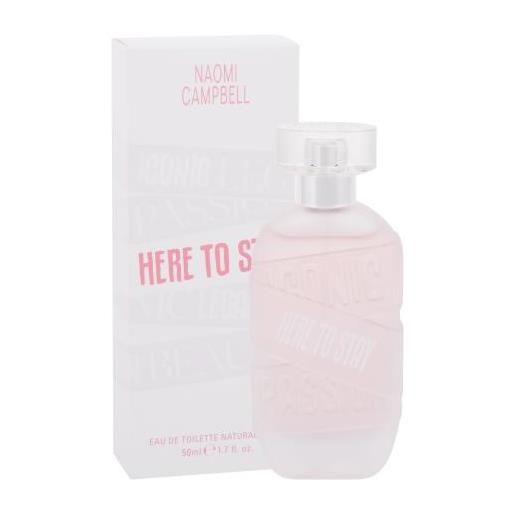 Naomi Campbell here to stay 50 ml eau de toilette per donna
