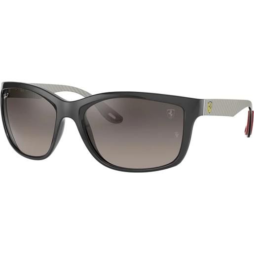 Ray-Ban scuderia ferrari collection rb8356m f6565j rettangolari - occhiali da sole grigio