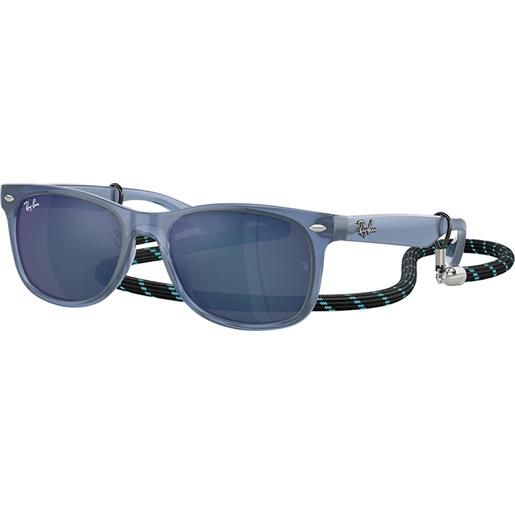 Ray-Ban Junior junior new wayfarer rj9052s 714855 squadrati - occhiali da sole unisex blu