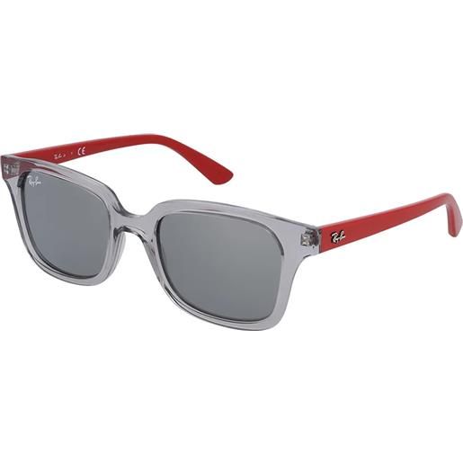 Ray-Ban Junior rj9071s 70636g universale - occhiali da sole grigio. Rosso