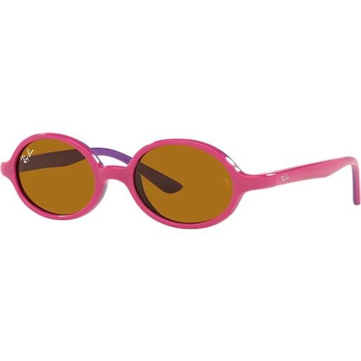 Ray-Ban Junior rj9145s 7083/3 universale - occhiali da sole rosa viola