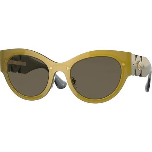 Versace ve2234 1002/3 farfalla - occhiali da sole donna marrone trasparente