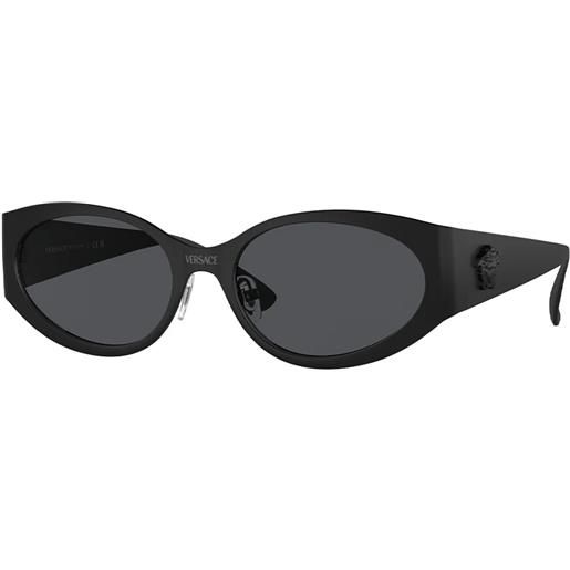 Versace ve2263 126187 ovali - occhiali da sole donna nero