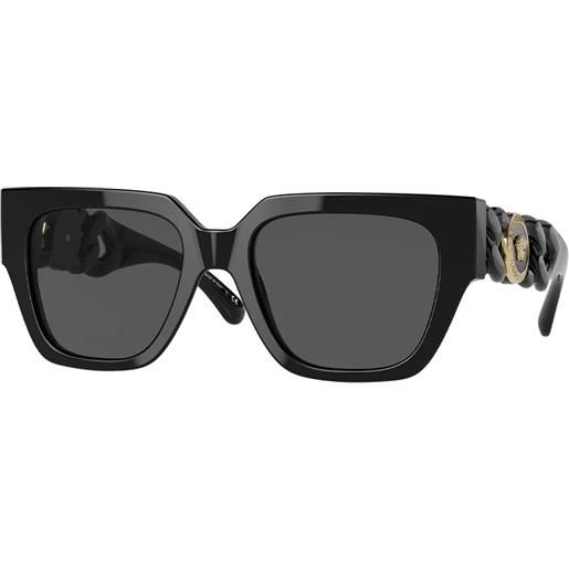 Versace ve4409 gb1/87 squadrati - occhiali da sole donna nero