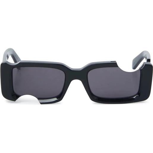 Off White cady rettangolari - occhiali da sole unisex nero