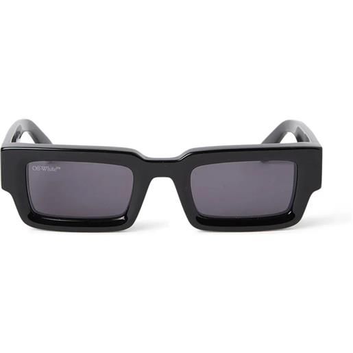 Off White lecce rettangolari - occhiali da sole unisex nero