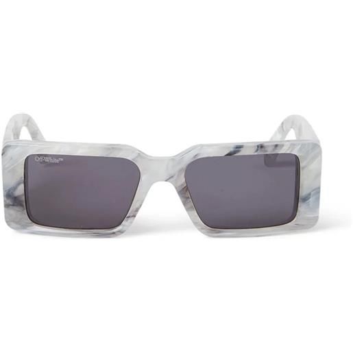 Off White milano rettangolari - occhiali da sole unisex grigio multicolor