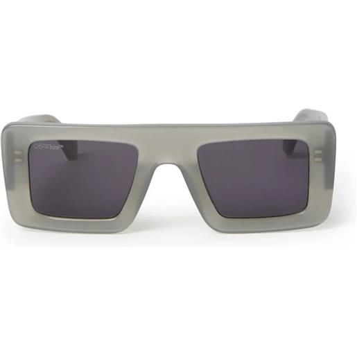 Off White seattle oeri069 0907 grey rettangolari - occhiali da sole unisex grigio