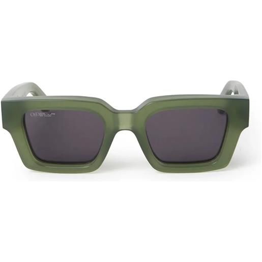 Off White virgil squadrati - occhiali da sole unisex verde