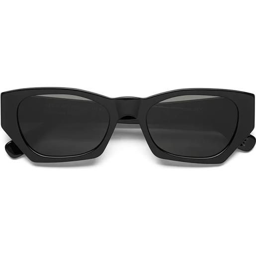 Retrosuperfuture amata b3l geometrici - occhiali da sole unisex nero