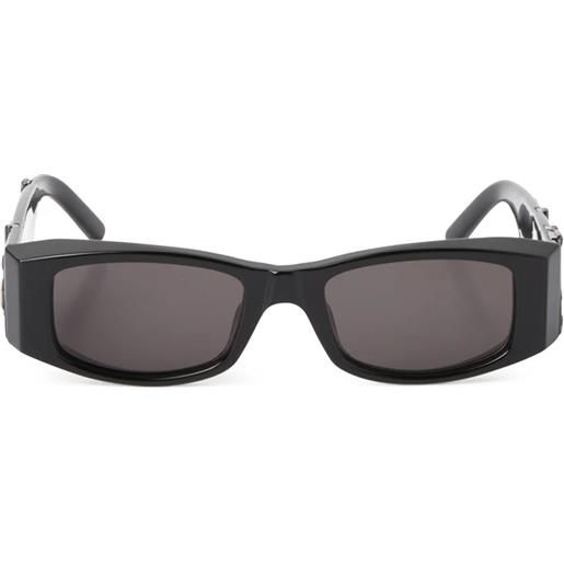 Palm Angels angel peri007 1007 black rettangolari - occhiali da sole unisex nero