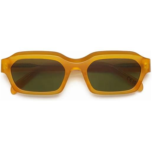 Retrosuperfuture boletus sereno vf0 geometrici - occhiali da sole unisex gialli