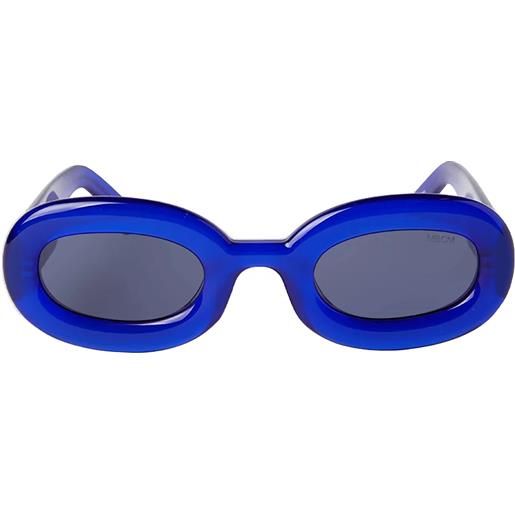 Marcelo Burlon maula ceri01a 4545 blue ovali - occhiali da sole unisex blu