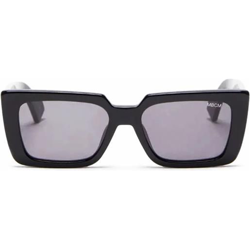 Marcelo Burlon tecka ceri018 1007 black squadrati - occhiali da sole unisex nero
