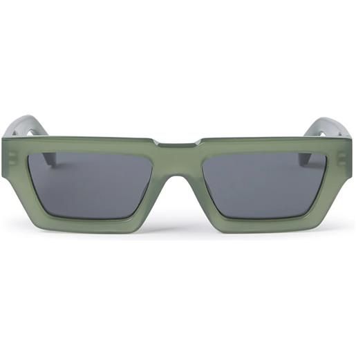 Off White manchester oeri129 5707 sage green - occhiali da sole unisex verdi