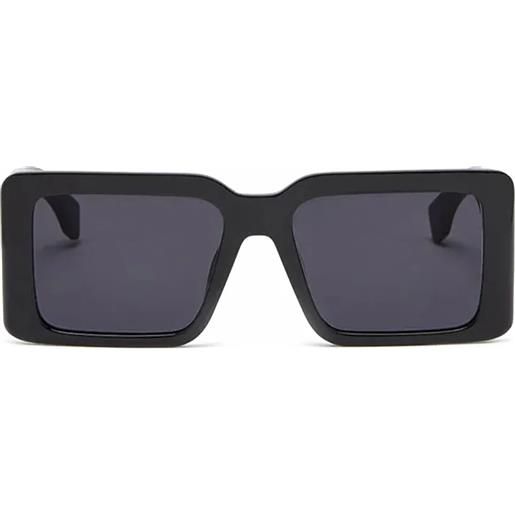 Marcelo Burlon sicomoro ceri016 1007 black squadrati - occhiali da sole unisex nero