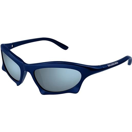 Balenciaga bb0229s 006 blue - occhiali da sole uomo blu