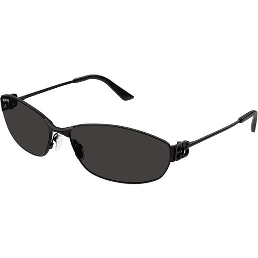 Balenciaga bb0336s 001 black grey - occhiali da sole unisex neri