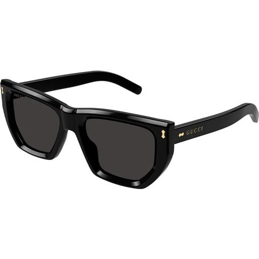 Gucci gg1520s 001 black grey - occhiali da sole donna neri