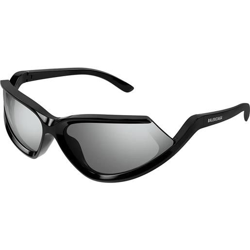 Balenciaga bb0289s 001 geometrici - occhiali da sole nero