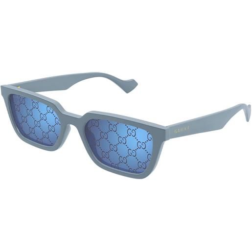 Gucci gg1539s 003 light blue - occhiali da sole uomo azzurri