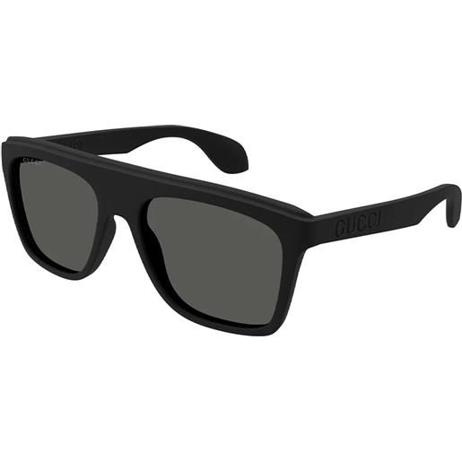 Gucci gg1570s 001 black grey - occhiali da sole uomo neri