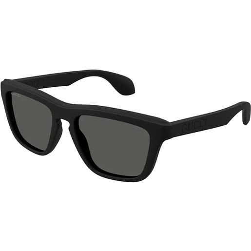 Gucci gg1571s 001 black grey - occhiali da sole uomo neri