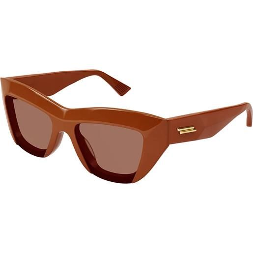 Bottega Veneta bv1218s 004 cat-eye - occhiali da sole donna arancione