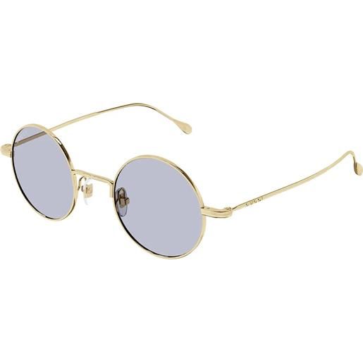 Gucci gg1649s 006 gold violet - occhiali da sole donna oro