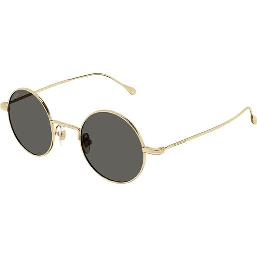 Gucci gg1649s 007 gold grey - occhiali da sole donna oro