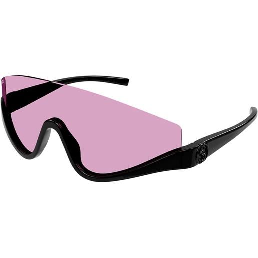 Gucci gg1650s 002 black pink - occhiali da sole donna neri