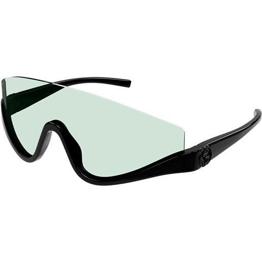 Gucci gg1650s 005 black green - occhiali da sole donna neri