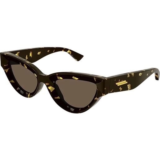 Bottega Veneta bv1249s 002 cat-eye - occhiali da sole havana