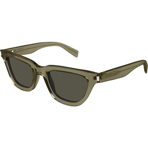 Saint Laurent sl 462 sulpice 020 brown grey - occhiali da sole donna marroni