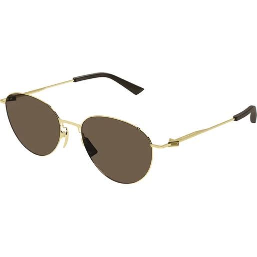 Bottega Veneta bv1268s 002 panthos - occhiali da sole oro