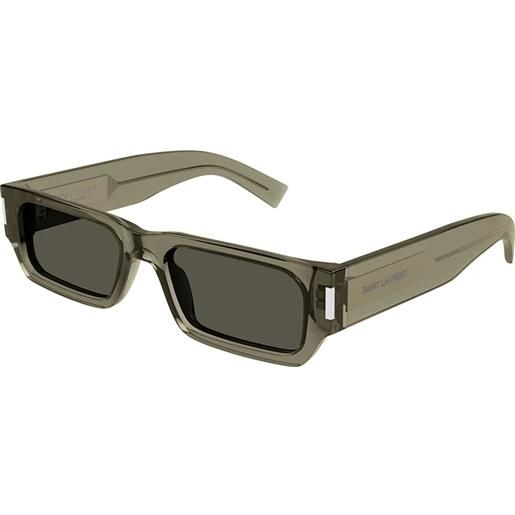 Saint Laurent sl 660 003 brown grey - occhiali da sole unisex marroni